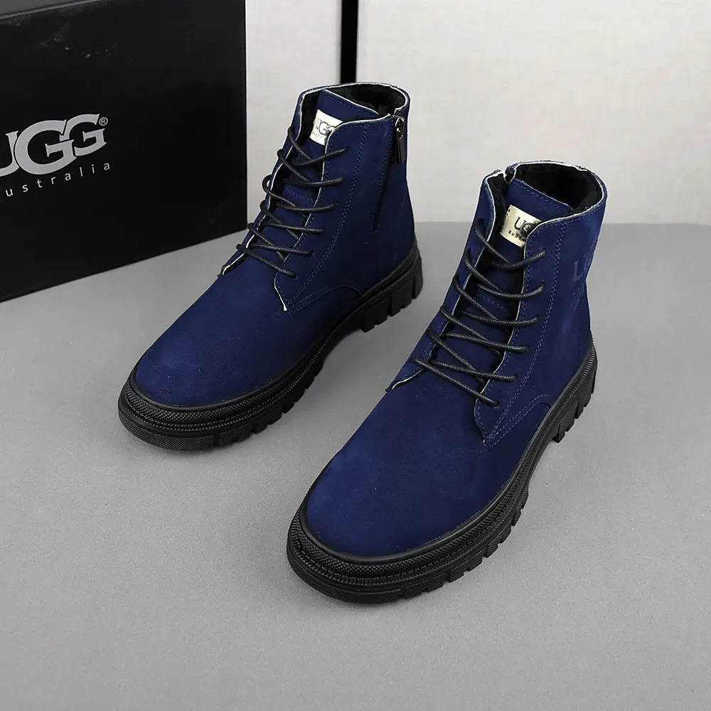 PP520👟👟👟【ugg】The upper is made of waterproof nubuck, real wool lining, and non-slip rubber sole. Warm and comfortable, a must-have in winter! Men's size 38-44 (custom-made size 45 is non-refundable).
